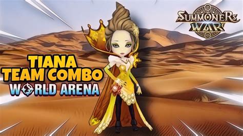 100 activate AOE attack when facing more than 3 enemies. . Tiana summoners war